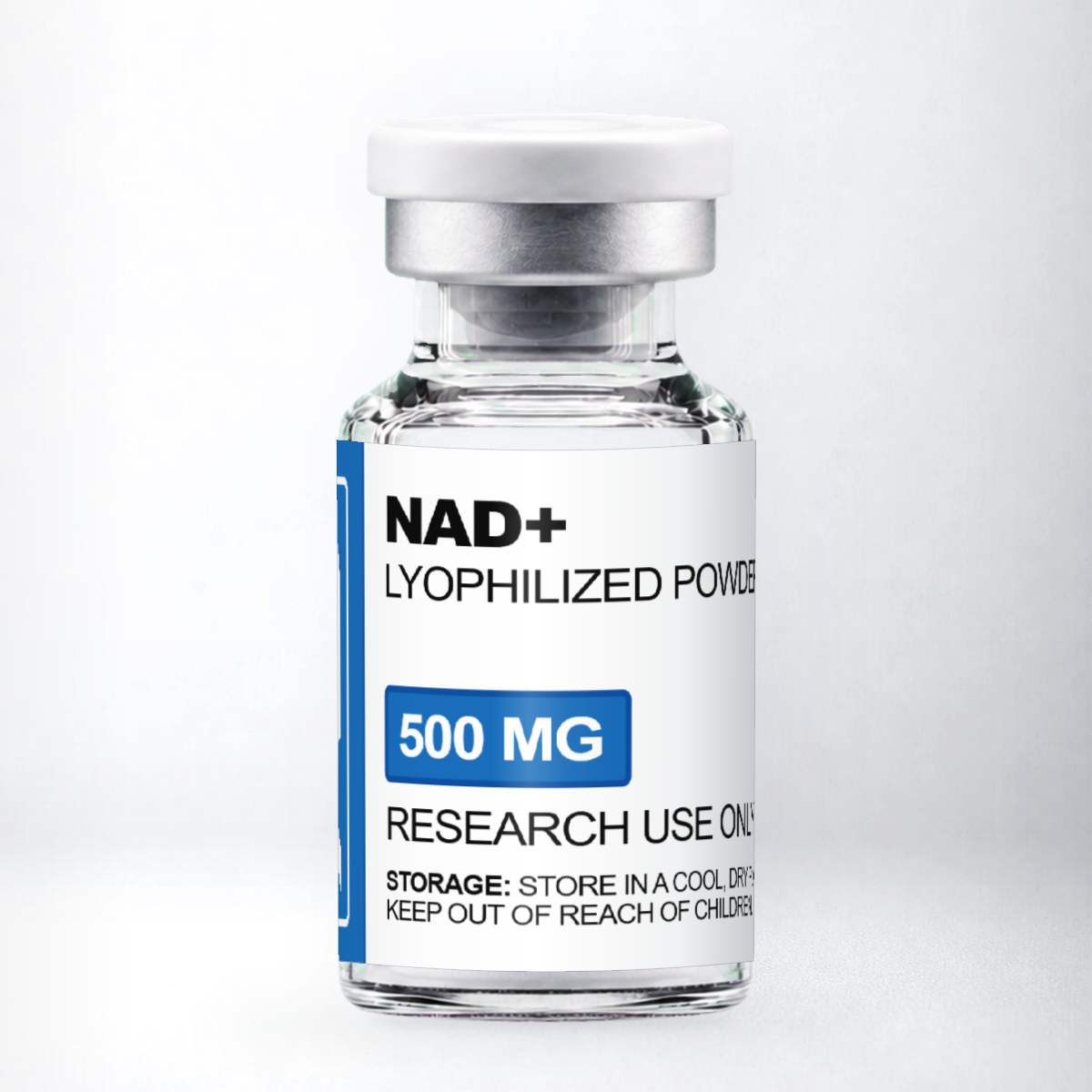 NAD+ 500 mg research vial